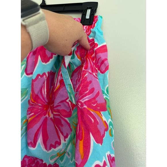 Lilly Pulitzer‎ Blue Pink Shorlie Bellina Small - Picture 4 of 4